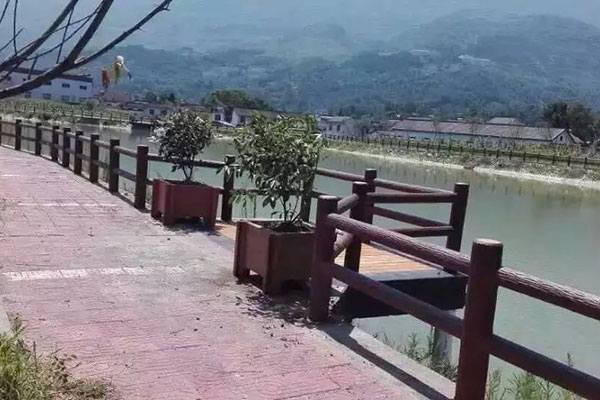仿樹皮護欄