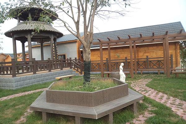 仿木圍樹凳